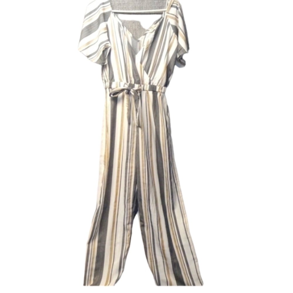 Striped Jumpsuit